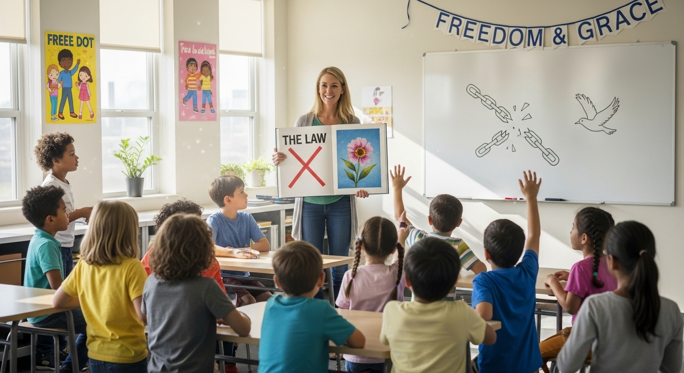 Teaching Children the Difference Between Law and Grace in Christ